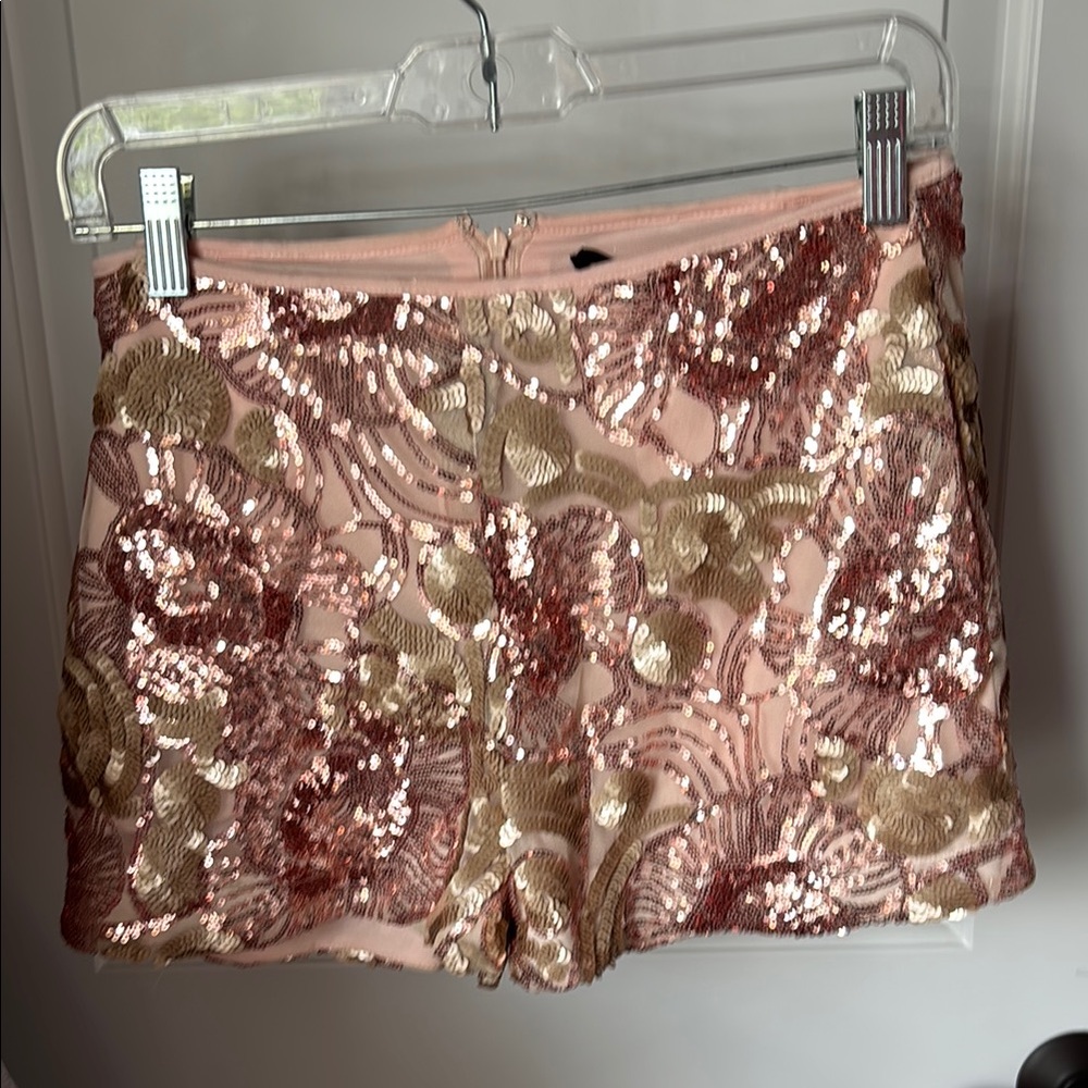 Sequin Embellished Women's Shorts
